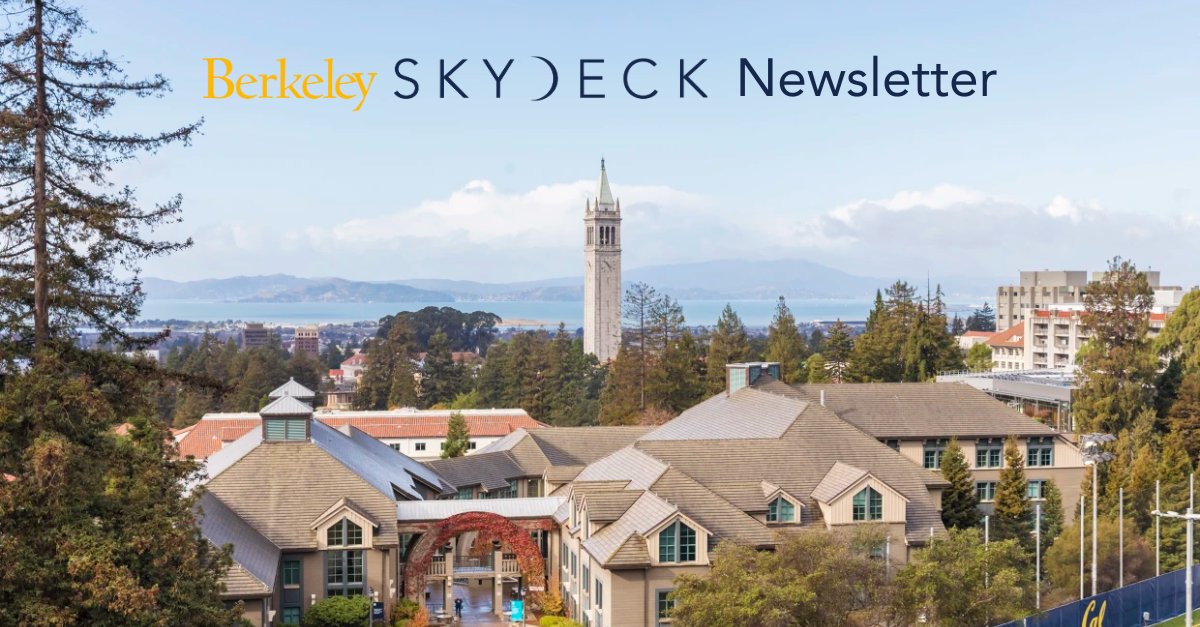 🔥 SkyDeck’s latest newsletter is hot off the presses! What’s inside? 🚀 SkyDeck board member, @richlyons, to become next UC Berkeley Chancellor 🎤 Join SkyDeck Europe’s Demo Day 💰SkyDeck alum, @loft_sh, raised $24M & more news! 🔗 Read it here tinyurl.com/2ne83kzf