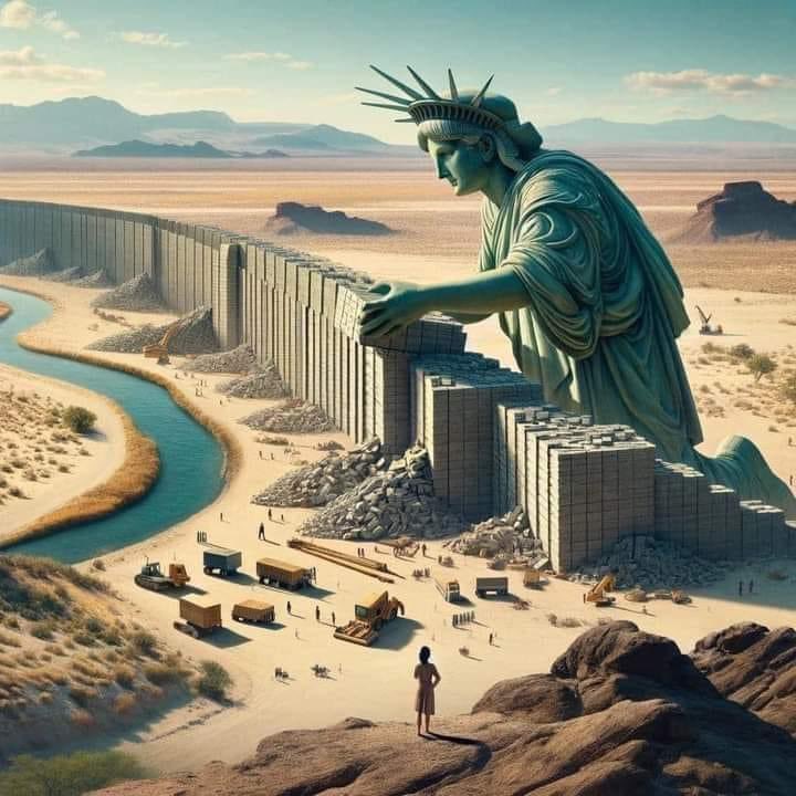 808_Trump's tweet photo. Don’t mind if anyone comes - just use the front door! Not the back! 
🙏💯 #StartDeporting #GoBack #electionRIG #Trump2024 https://t.co/WMIM9jCwmQ
