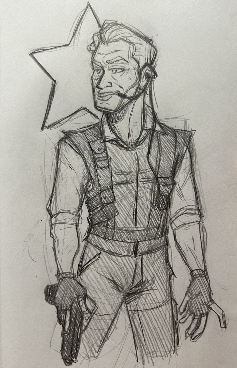 dragonchubbs's tweet photo. Pencil Wesker doodles https://t.co/hJIhrwPjtz