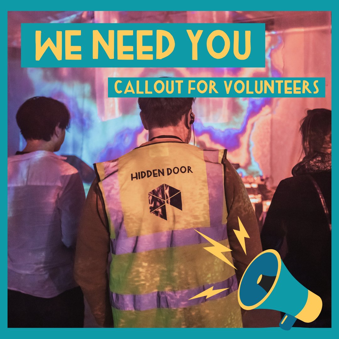 We're getting ready to transform our basement venue at St James Quarter for the #HiddenDoor 10th Birthday Party - AND WE NEED YOU! 💪 We're a volunteer-run charity and we’re looking for friendly faces to get involved with a range of activities. Sign up: hiddendoorarts.org/volunteer/