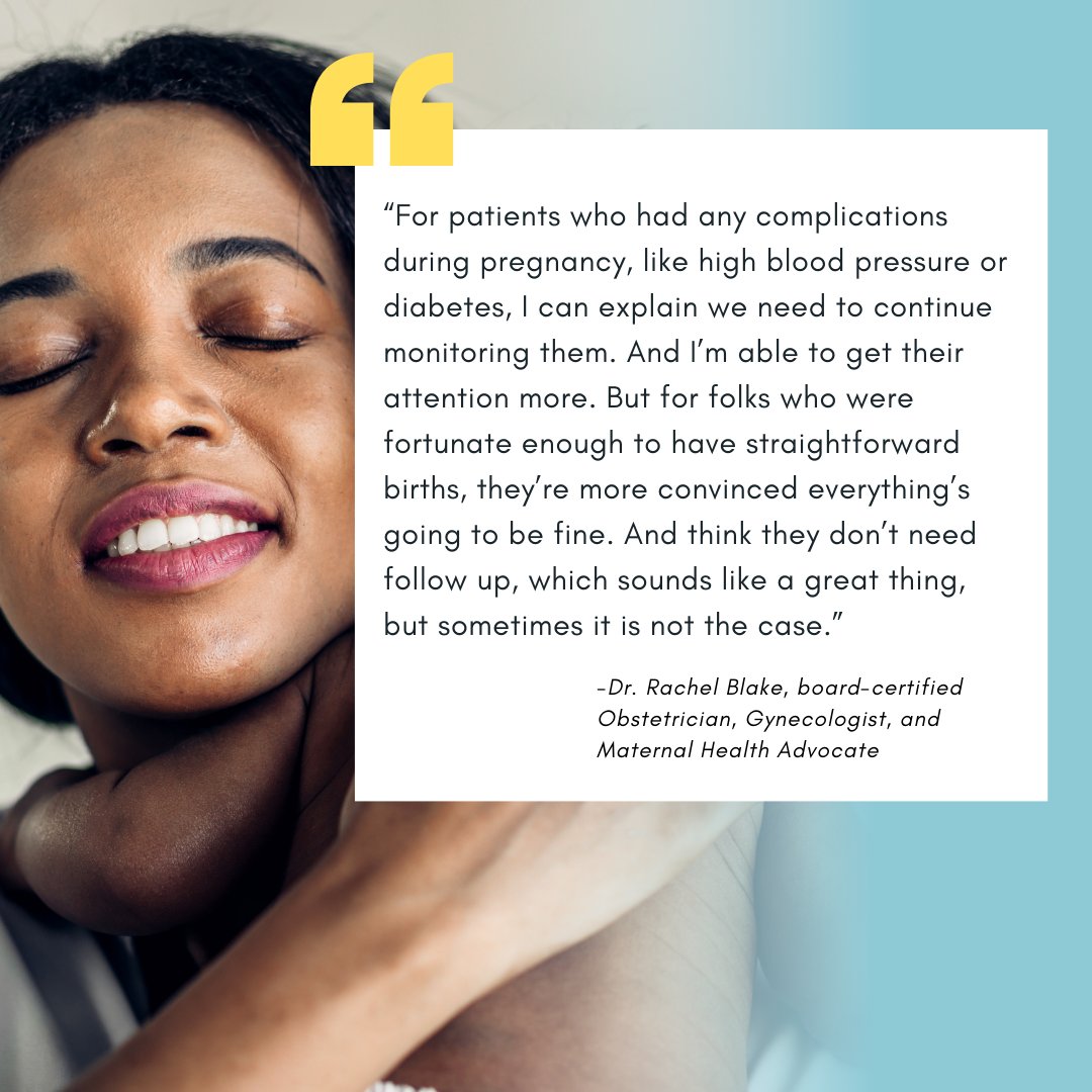 Preparing &amp; caring for a new baby is an incredible gift.  #selfcare is always critical but it's even more important during the fragile #pregnancy &amp; #postpartum windows. So keep your screenings &amp; appointments! Caring for you is an essential part of caring for your family. #BMHW24