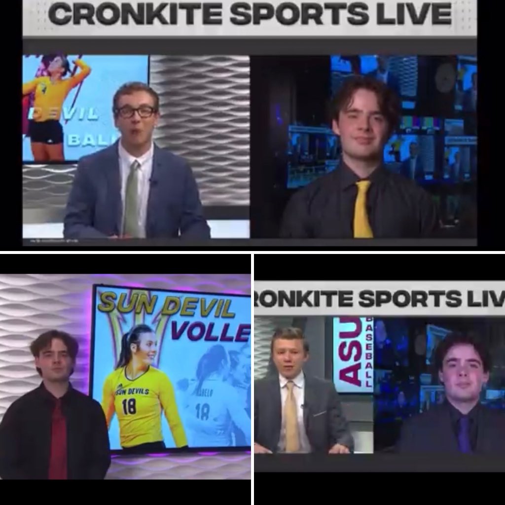 A year ago today I chose @Cronkite_ASU In just my freshman year -Covered two D1 sports, went to four different stadiums -11 🏐 articles -11 ⚾️ articles -Three segments (two live) Grateful for these opportunities & the people who’ve helped me grow. Looking forward to the future.