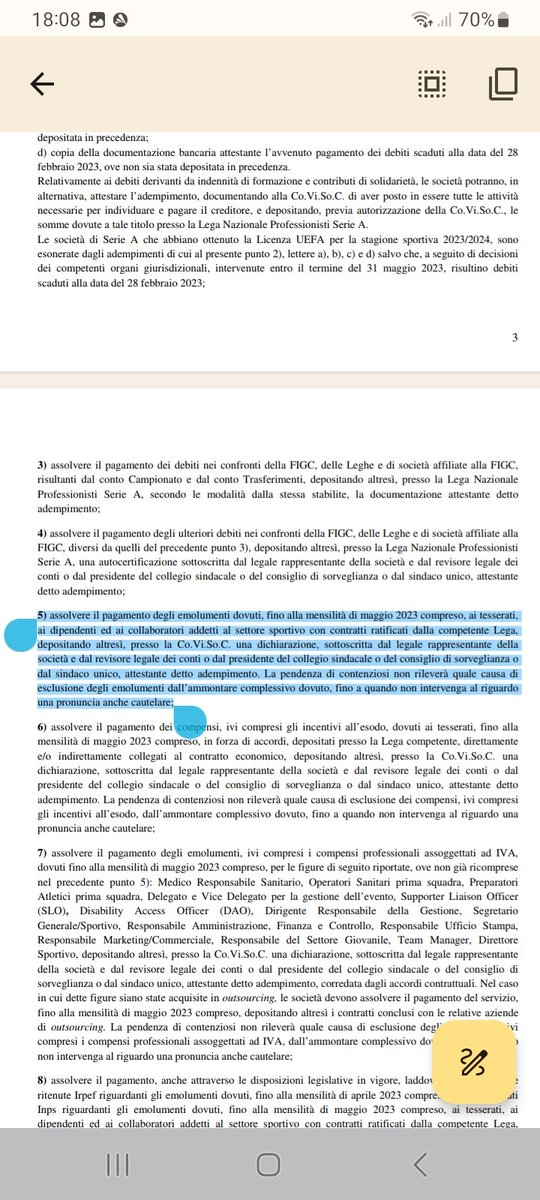 Sulla base di questo articolo del regolamento per il rilascio delle licenza per iscriversi alla @SerieA, come è stato possibile per la juve si iscriversi avendo un debito di 19 milioni con Ronaldo?
La regola mi è MOLTO CHIARA!!
@FIGC