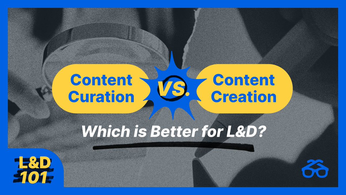 Suddenly, it's 2017 again (at least it feels like it) and the build-vs-buy debate is as hot as ever. Do you create the content you need for your learning programs? Or curate it? Make these content decisions easy: hubs.ly/Q02t1Gf20