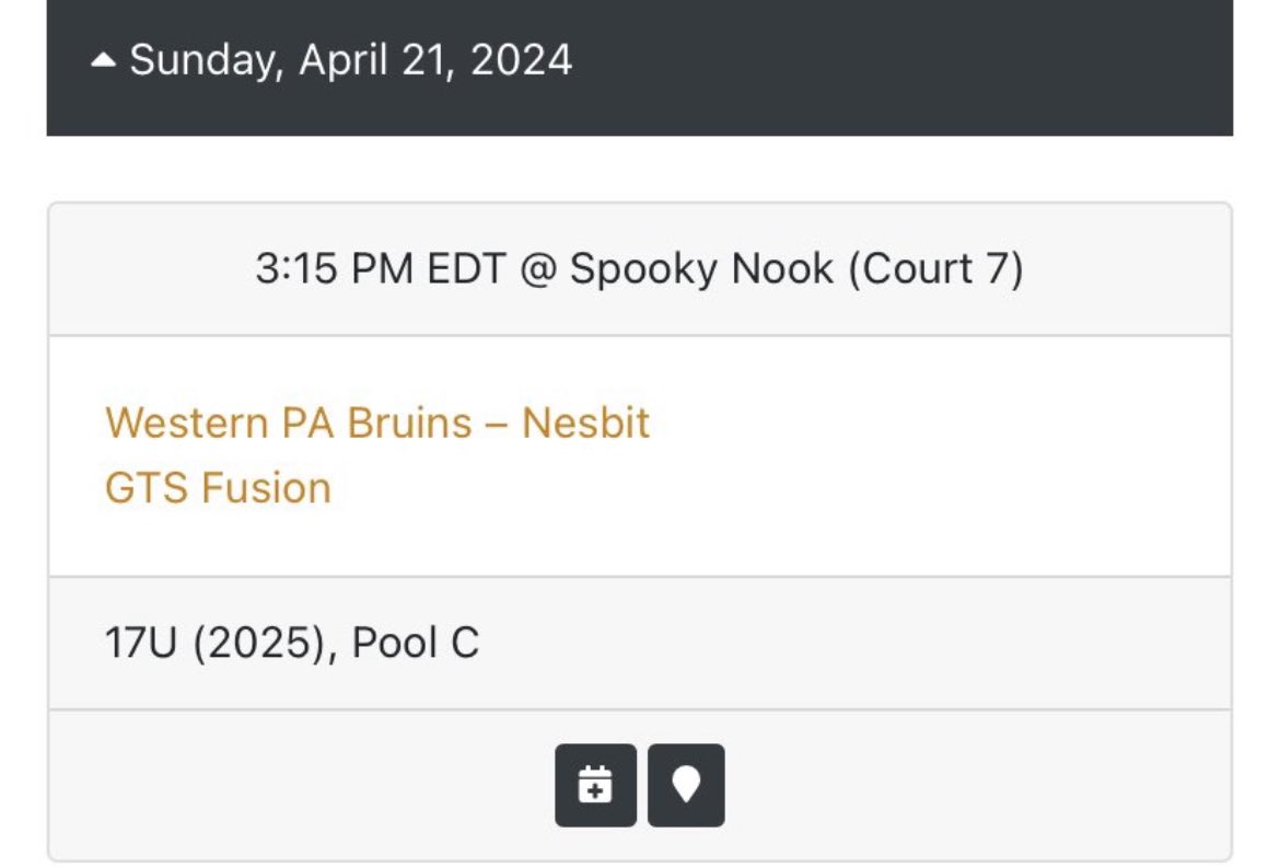 Spooky Nook this weekend. Come see me and my <a href="/wpabruins2025/">WPA BRUINS UA RISE 2025</a> play some good competition. 
<a href="/coachnez/">Cornelious Nesbit</a> <a href="/BruinsAAU2020/">Bruins 2024 16U NATIONAL TEAM</a>