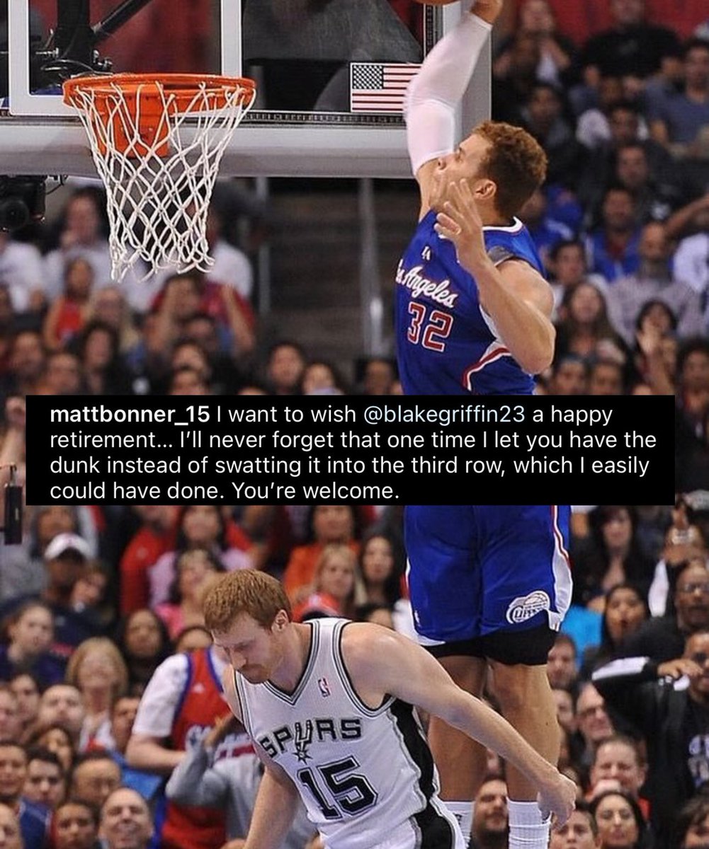 I have one goat in sports and it’s Matt Bonner