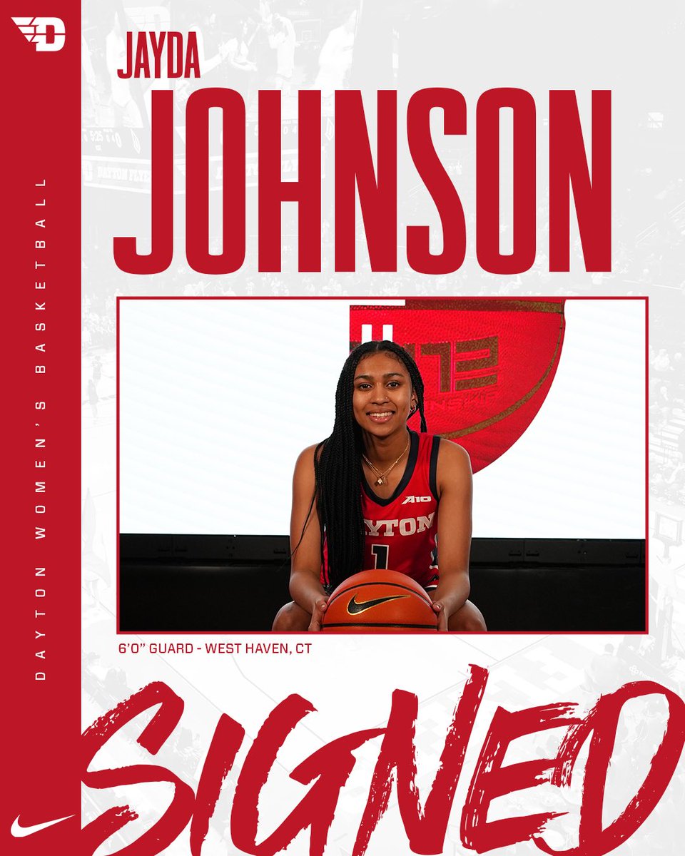 DaytonWBB's tweet photo. Welcome 𝐇𝐎𝐌𝐄 @jaydajohnson23 ✈️

#GoFlyers https://t.co/3UcXAEa1Cv