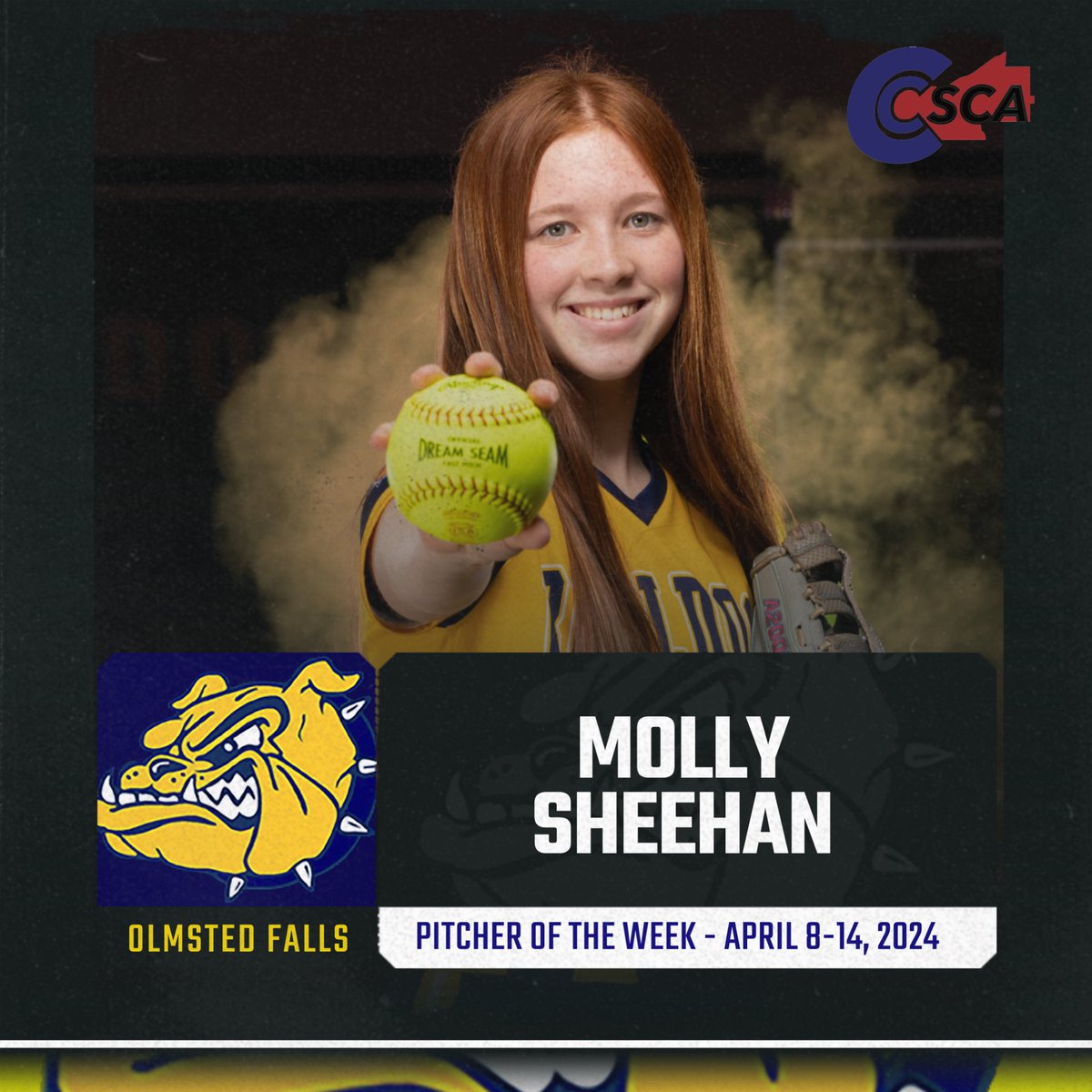 ⭐️ Olmsted Falls with the Week 3 Player & Pitcher of the week sweep! 🧹 🧹 Congrats to Jordan & Molly! Olmsted Falls off to a hot start! 🔥