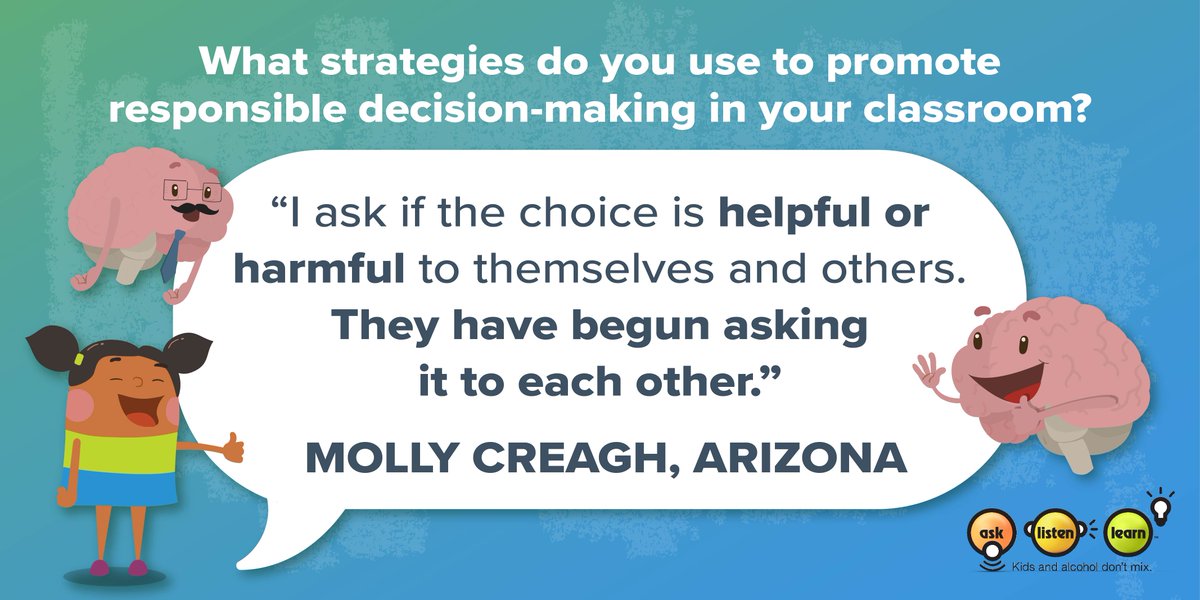 Responsibility starts with helping kids make good choices. This #AlcoholResponsibilityMonth, explore strategies from health & education teachers we met at @SHAPE_America! bit.ly/3xn6DG4