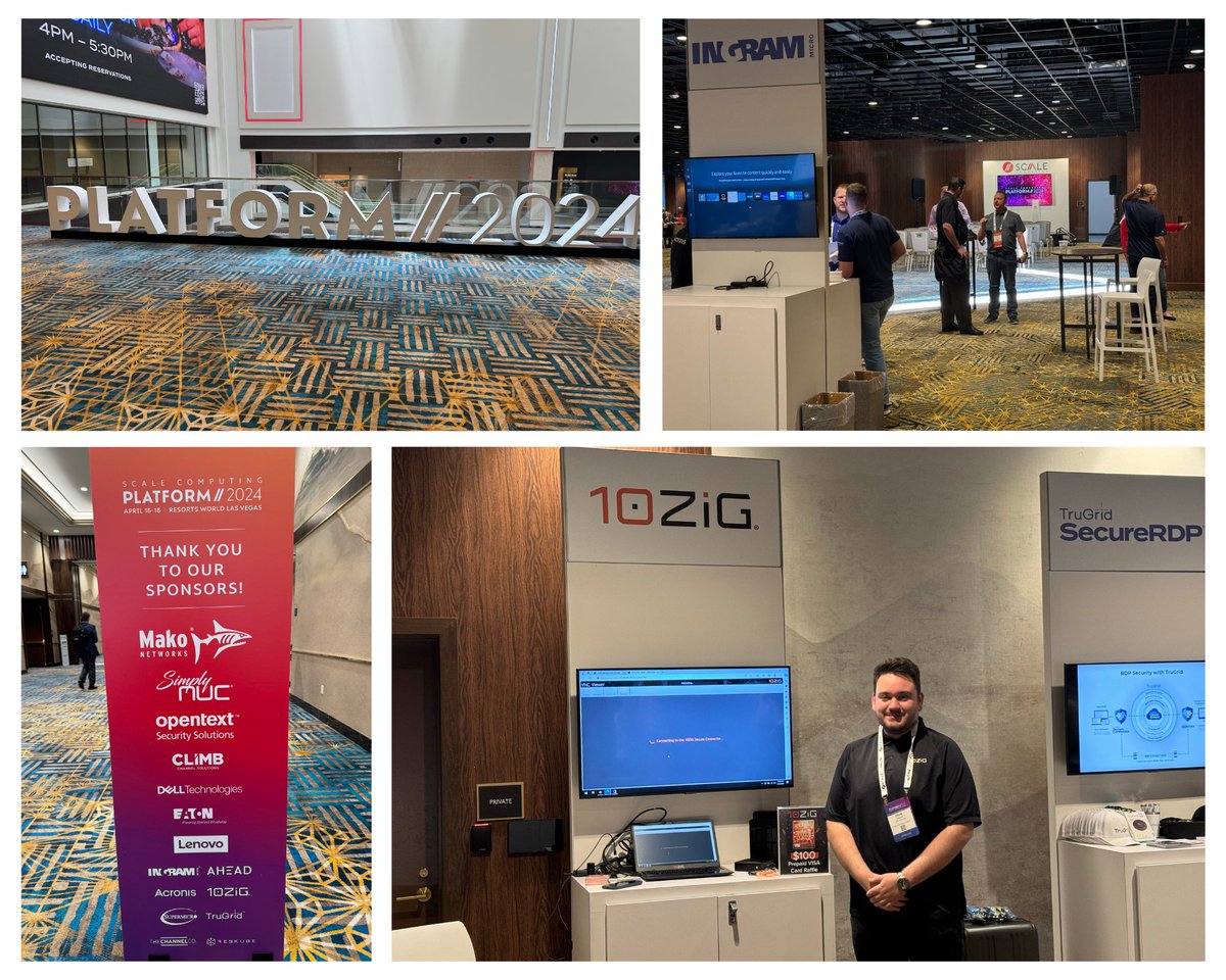 #10ZiG is at #Platform24 today and tomorrow! Stop by booth 11 to see a live demo of our new 7500qTAA Laptop with our FREE Management and see how our FREE Repurposing software works > bit.ly/3UcBIFn #ScaleComputing #VDI #DaaS #SaaS #WebApps #Tradeshow #Demo #ThinClient