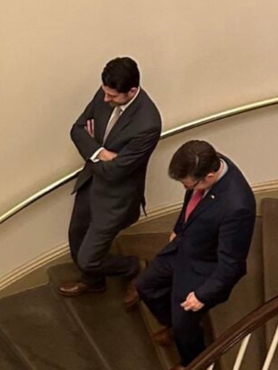 U.S. Capitol Insiders leak photo of Speaker of the House, Mike Johnson with Establishment Henchman Paul Ryan. My spidy senses told me there was something wrong about Johnson from the beginning. The way he came out of nowhere… Same old swamp, different day.