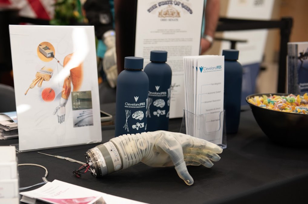 On Monday, we were thrilled to participate in Limb Loss Awareness Day at @ClevelandVAMC, hosting a table with the Advanced Platform Technology (APT) Center & promoting greater awareness of limb loss among U.S. Veterans and current research underway.