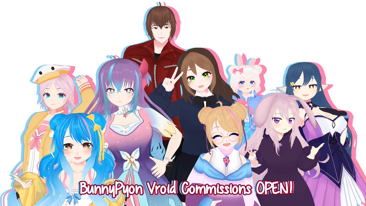 My firts Vgen commissions are open! Vroid Models uwu I will have only 2 Slots! vgen.co/SachikoArtsu