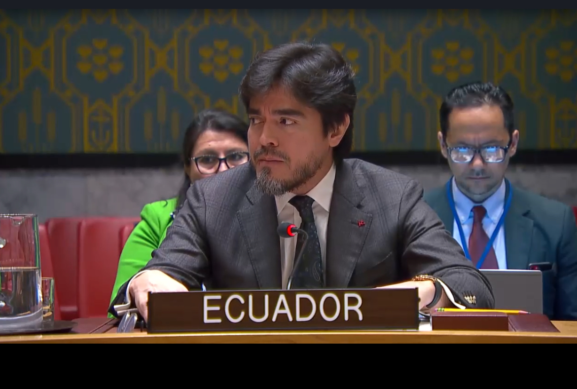 @EcuadorONU participó en el Debate Abierto del Consejo de Seguridad sobre el rol de la juventud en los desafíos de seguridad en el Mediterráneo. Ecuador apoya el empoderamiento y la participación plena y significativa de los jóvenes en todos los ámbitos, como medio para construir…