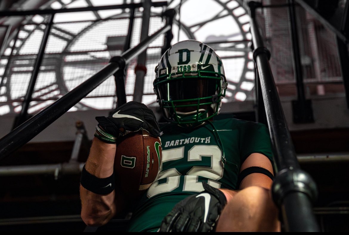 #AGTG Blessed to receive my 6th division one offer from Dartmouth University @CoachJoeCas @DartmouthFTBL @DartmouthFTBL