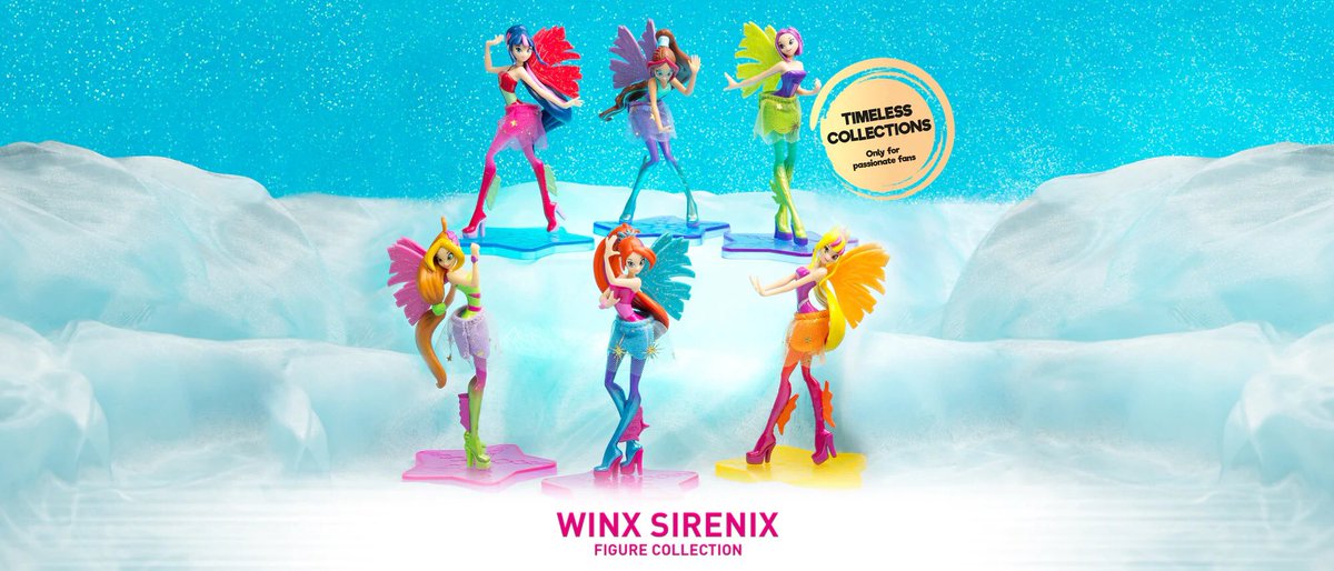 the official winx club store sells repainted sirenix figurines for 34,90€ (37,67$) #winx #winxclub #винкс #клубвинкс