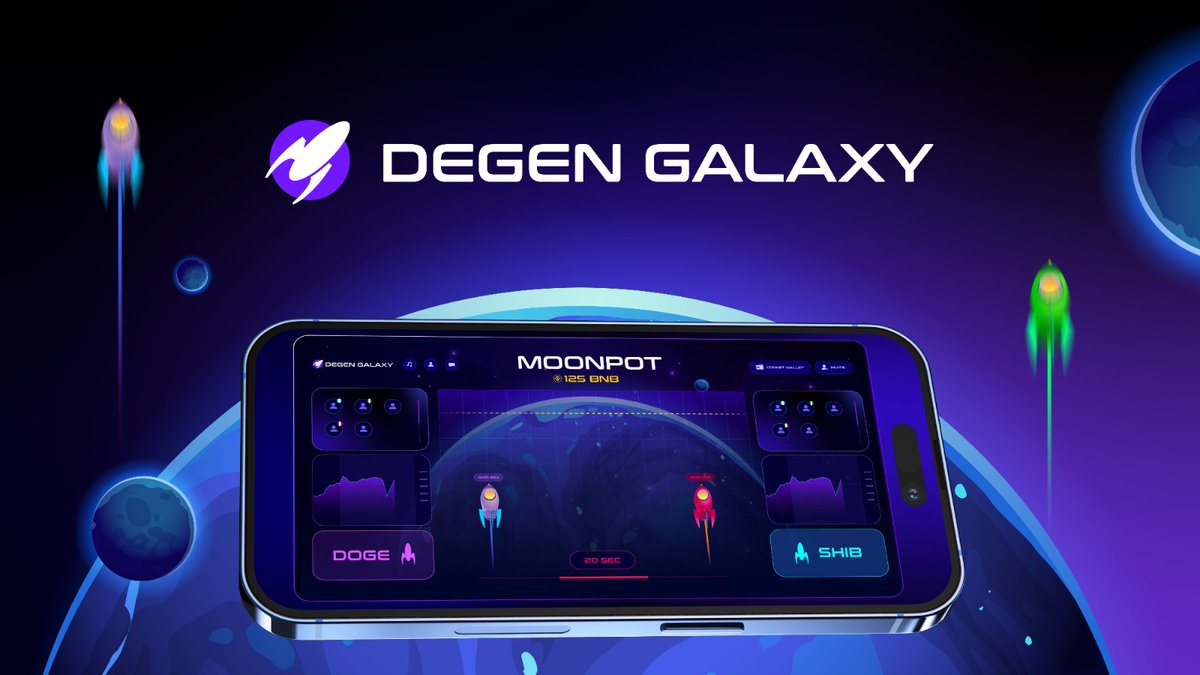 💥DEGAWORLD News ‼️: Game Upgrade Announcement 📢 Check out our game DegenGalaxy.com We made a cool upgrade. The game now includes 5 MEME Tokens. That’s half of the 10 competing. New tokens added: PEPE WIF FLOKI Ready to join the race in space? Who will rule the…