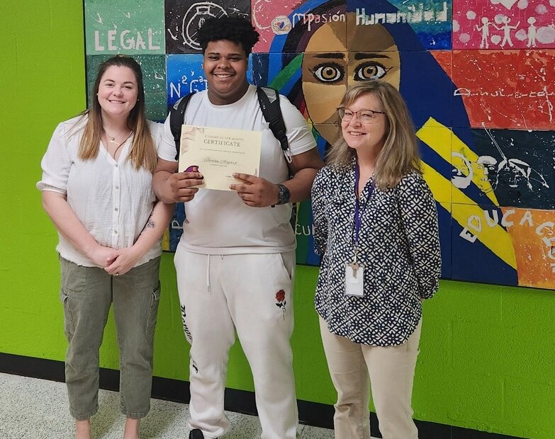 Congratulations to the high school students of the month, Jordan Aagard and Amaya Washington! Keep up the great work! #REYNProud