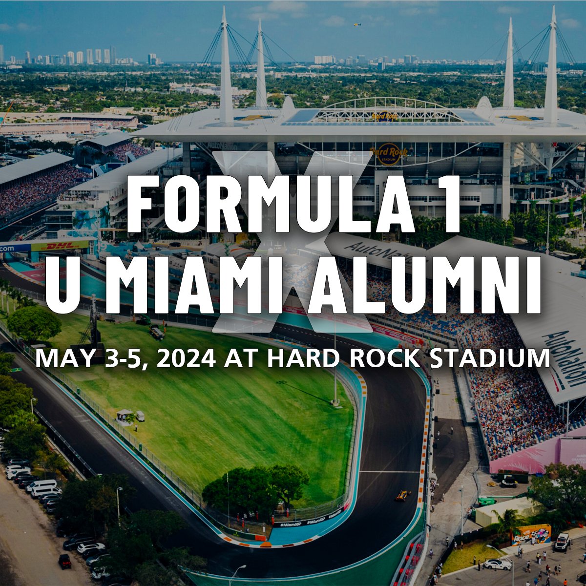 ’Canes, Let’s race! 🏎️ @F1 is back in Miami! Get close to the action and give back to students at the same time. Score a 3-Day General Admission Campus Pass for just $400. 🙌 More info at bit.ly/3Q99kS3