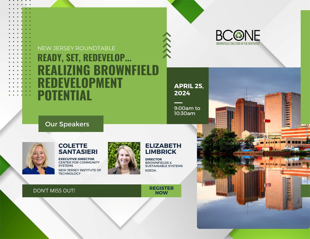 bconeorg's tweet photo. 🌱 Time is running. Register today to learn how your former industrial and commercial properties can be repositioned for beneficial use.

Happening on April 25th, 2024 - 9:00AM to 10:30AM.

🟢 Register now! >>> https://t.co/vnmTo2TQ22 https://t.co/36QCf9hJ6s