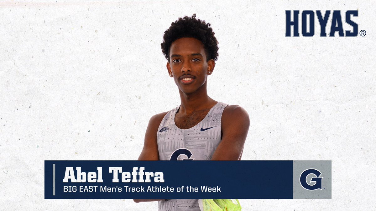 Let's hear it for the Hoyas 👏 Congrats to Melissa Riggins and Abel Teffra on being named this week's BIG EAST Athletes of the Week! #HoyaSaxa