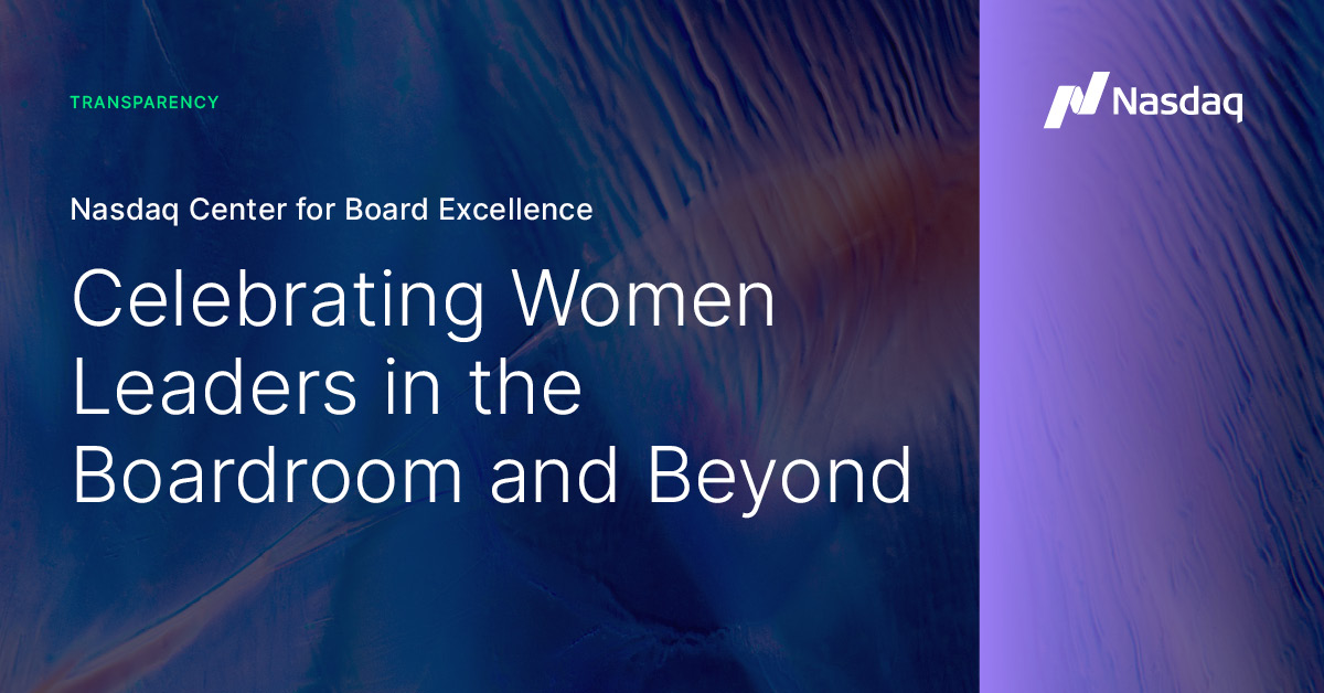 The @Nasdaq Center for Board Excellence sat down with women leaders to highlight key elements that advanced their leadership journey. By promoting innovation and curiosity, the Center convenes leaders dedicated to long-term value creation. Read now: spr.ly/6017weijW