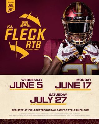 Camp Season is right around the corner!! Make sure you sign up with our link below!! #RTB #HYPRR #SkiUMah pjfleckrtbfootballcamps.totalcamps.com