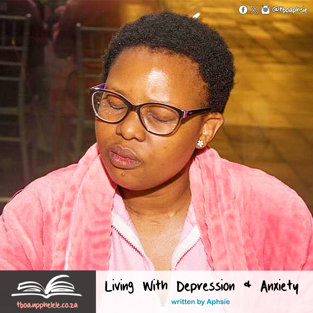 Recently, I found myself navigating the complexities of depression and anxiety, trying to shed light on these often misunderstood struggles. Dive deeper into the journey: tboa.upphelele.co.za/living-with-de… #MentalHealthAwareness #KhoffeewithKhosi #EndTheStigma #TheBookOfAphsie