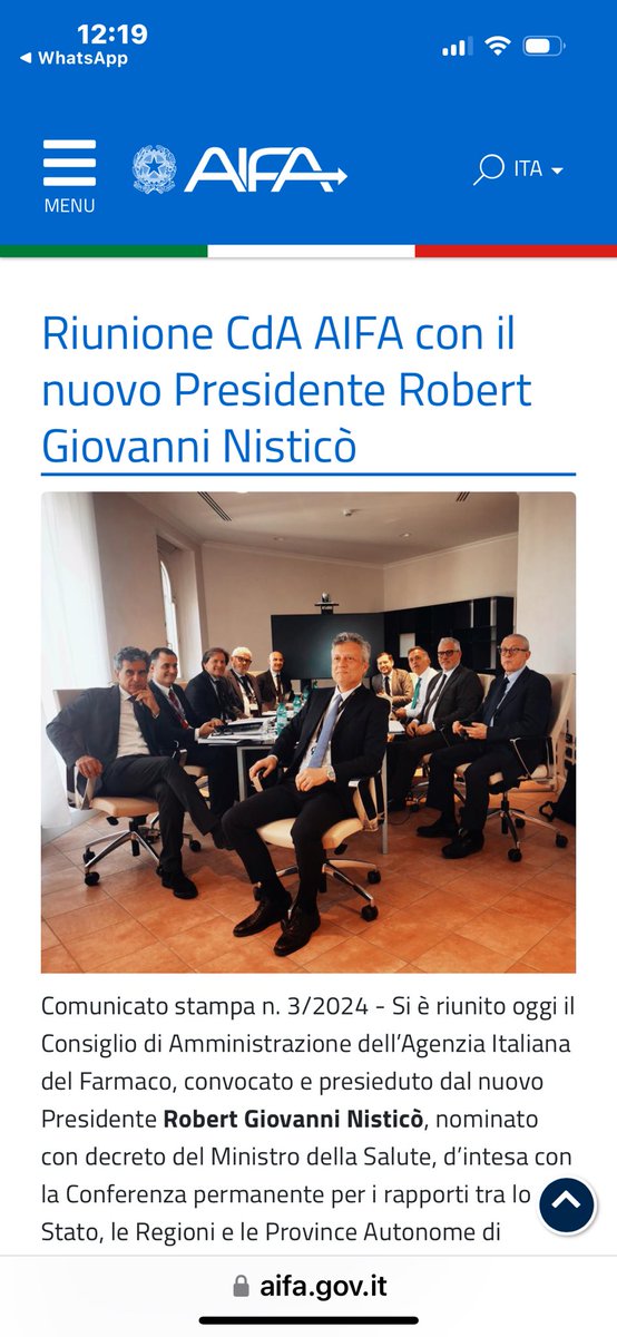 This is Italy. No space for women. aifa.gov.it/-/riunione-cda… please help me to share this shame and render this post viral. @GiorgiaMeloni @SERGIOMATTAREL4 @Aifa_ufficiale @myESMO @AIOMtweet @WomenInThoracic @WeAreWLO @ForOncology @EMA_News