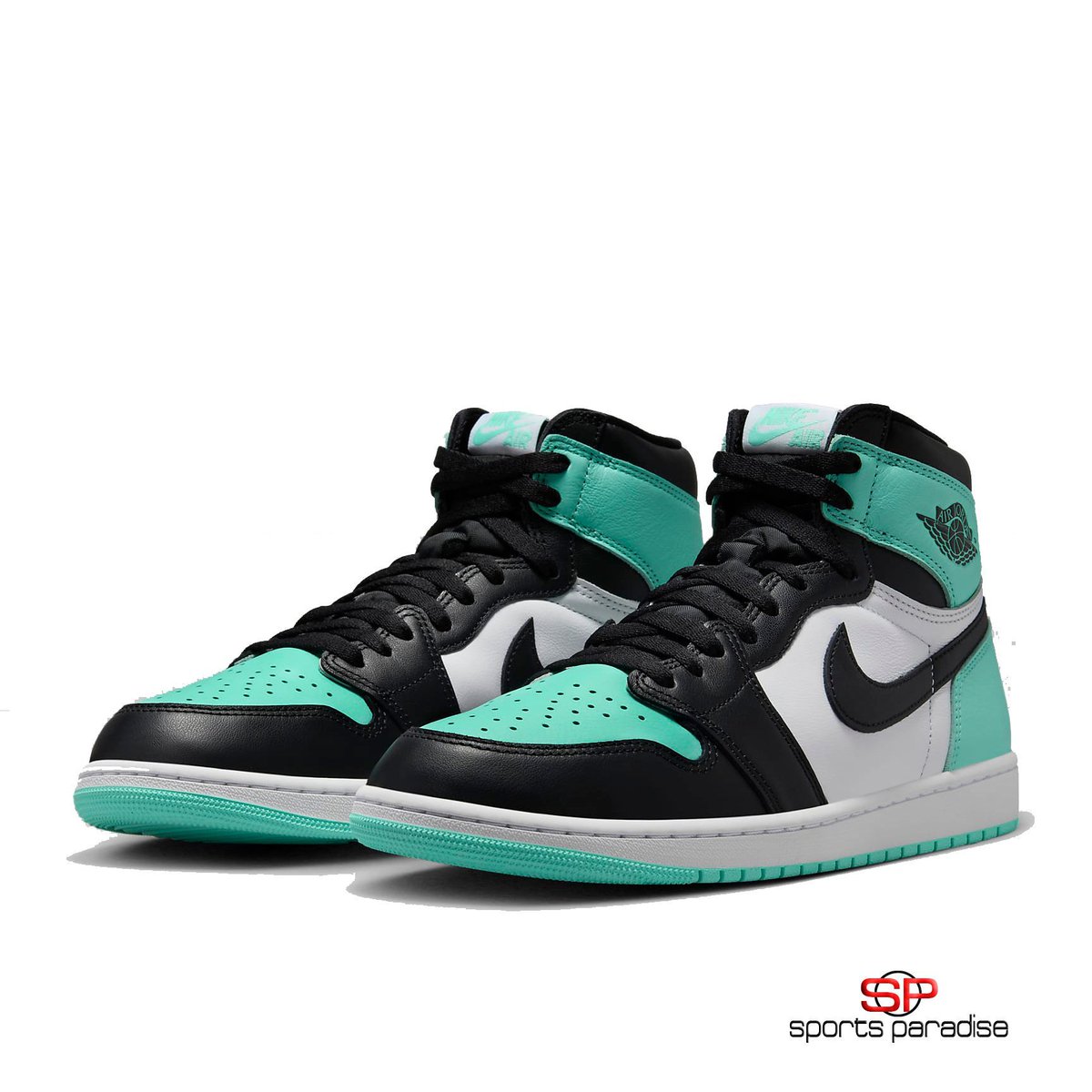 #Nike Retro Release
Air Jordan 1 Hi OG - #GreenGlow
Sat 4/20 10am
Mens & GS
#RAFFLE

This fresh release combines White, Black, and Green Glow shades. The classic “Black Toe” color blocking gives it a stylish look

2912 Rt 130N #Delran

#OnlySP #AJ1
rules buff.ly/3ZMBuEH