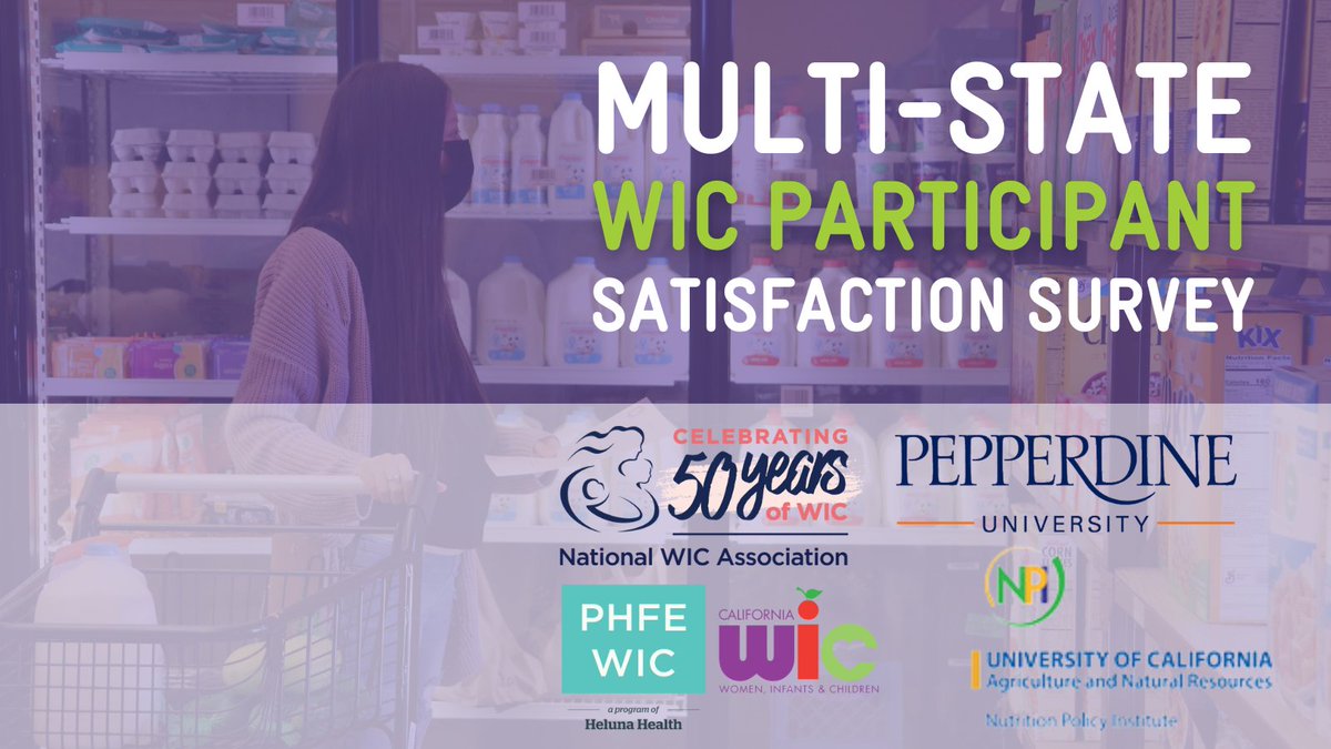 The updated #WICFoodPackage aligns with findings in our newly released Multi-State WIC Participant Satisfaction Survey Thank you to @UCnpi, @PhfeWic, and @pepperdine for partnering with us on this report! - Read the full report: media.nwica.org/2023%20multist…