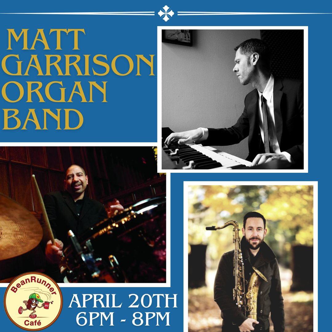 Halfstepmatt's tweet photo. This Saturday at The Beanrunner Cafe in Peekskill!

#jazz #organ #drums #saxophone #fun #music #life #lifemusic #livemusic #Westchester #Peekskill #NY #newyork #swing #swinging #Swinger https://t.co/6sdlW0nGiE