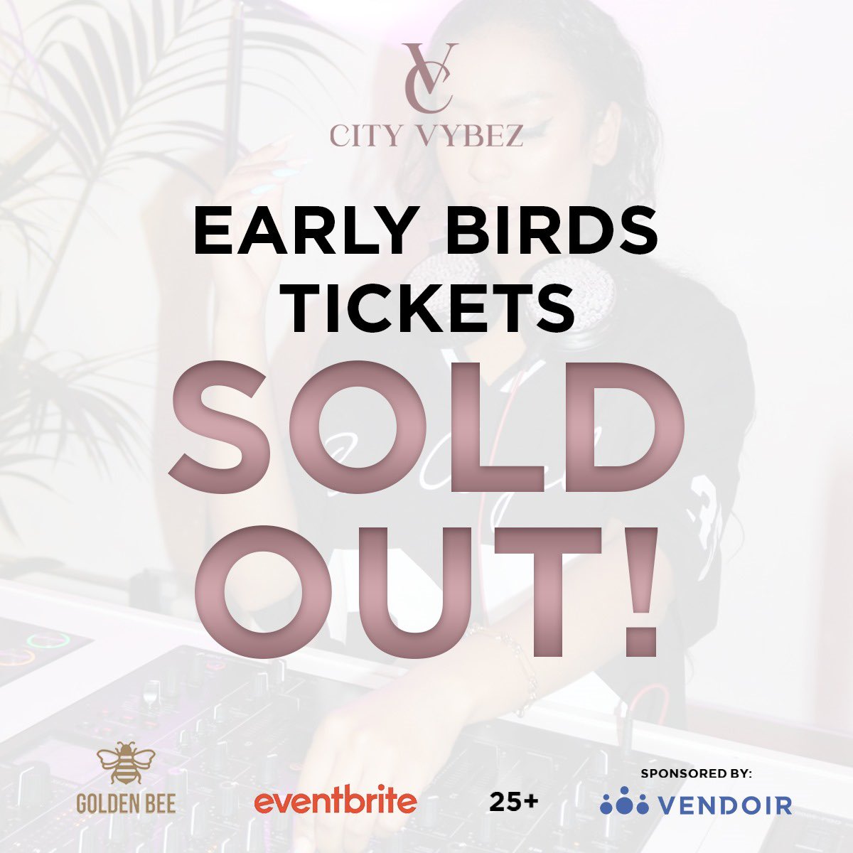 City Vybez - All White Party

Early bird tickets have officially sold out for our Rooftop Party!!

Tickets and tables selling fast!!

Ticket link is in our bio!

#summer #allwhite #dayparty #rooftopbar