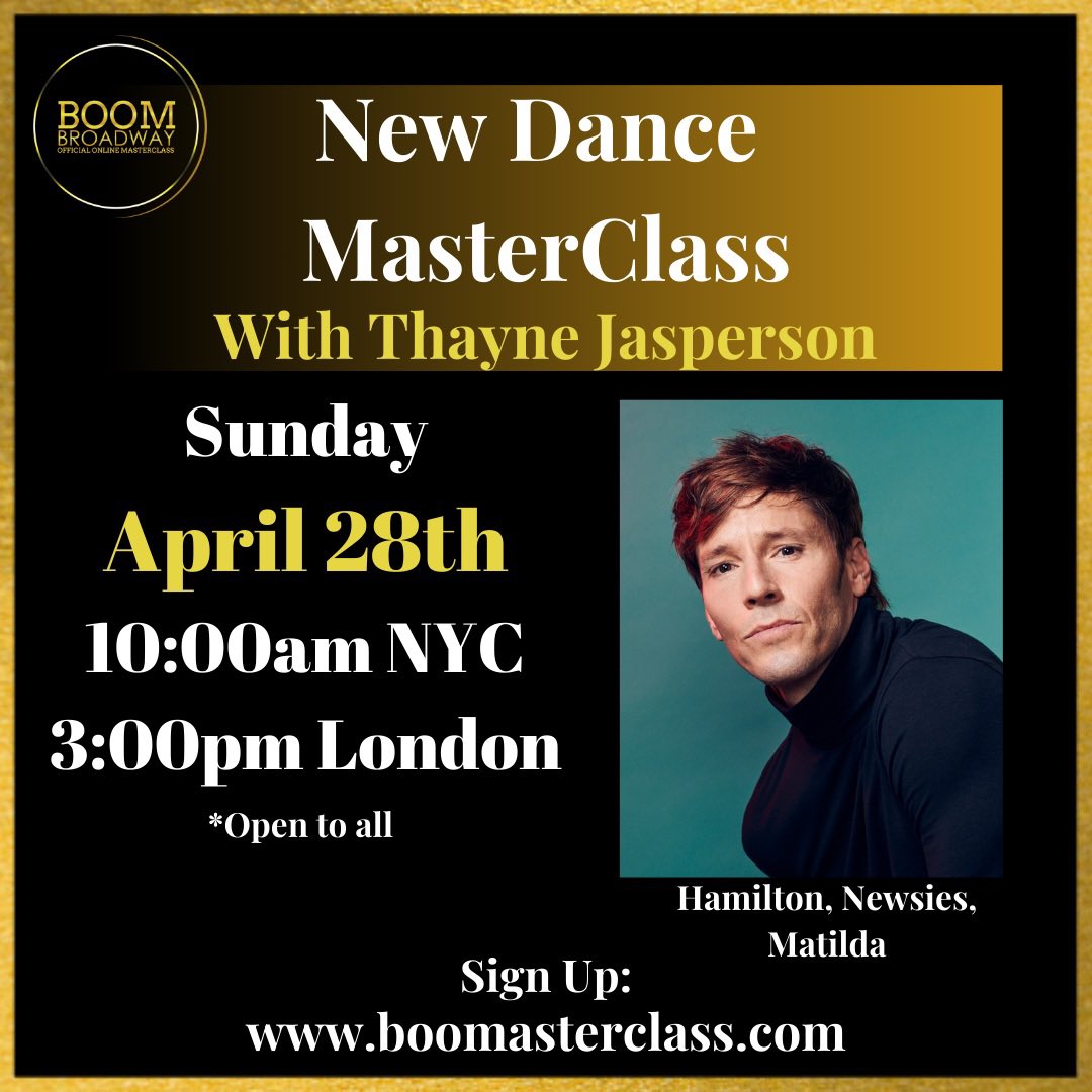 #broadway #dance #class #masterclass #dancing #theaterkids #thaynejasperson