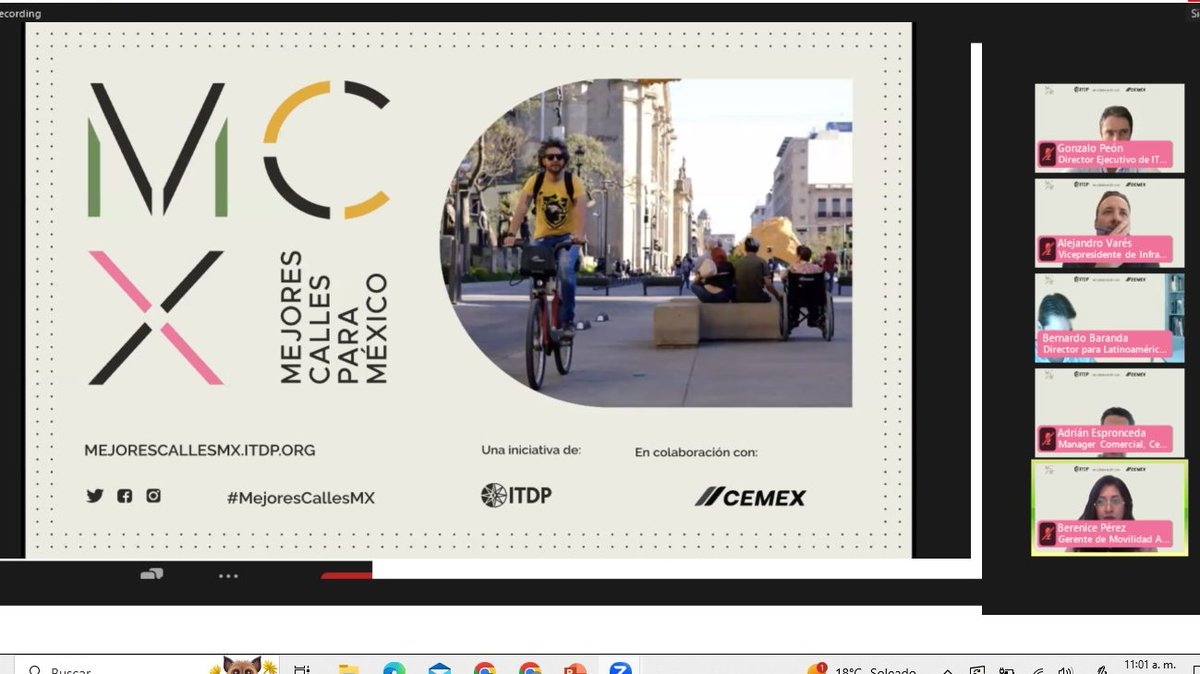 "Cambiar el paradigma del diseño urbano y la creación de calles inclusivas. Mejores Calles nos guía hacia un futuro de innovación y encuentro comunitario", <a href="/BernardoBaranda/">Bernardo Baranda S</a>, director para América Latina del <a href="/ITDPmx/">ITDP México</a> da la bienvenida en el concurso Mejores Calles Para México.