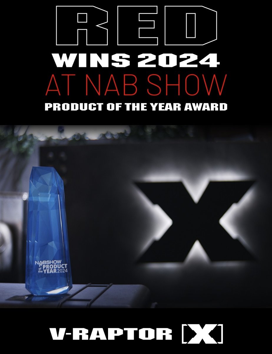 RED Wins 2024 @NABShow Product of the Year Award