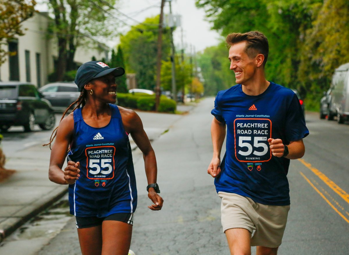 Look your best while training for the AJC Peachtree Road Race in this year's commemorative shirt and singlet! ✨ You can now purchase your commemorative shirt while registering for the Peachtree or at bit.ly/24AJCPRRProduc….