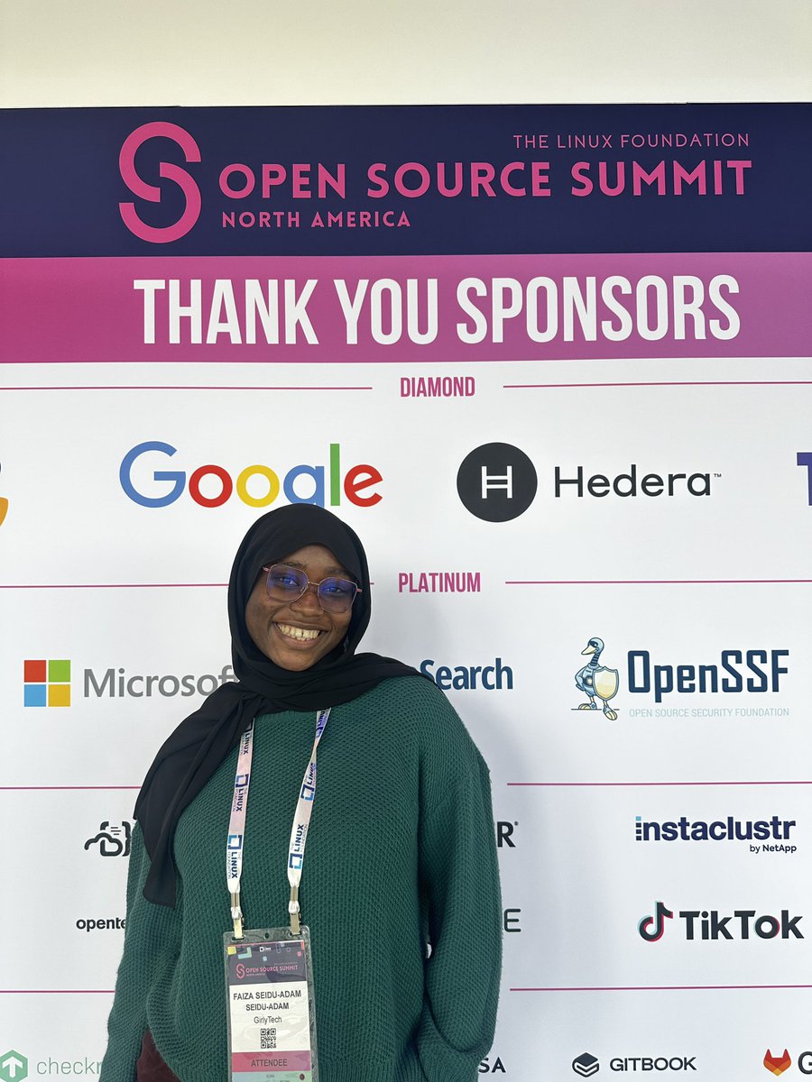 cyberchenti's tweet image. Thrilled to be attending the Open Source Summit this week!   Looking forward to connecting with the incredible community of developers, innovators, and changemakers shaping the future of open source technology. #OpenSourceSummit #OSSimmit #ossna