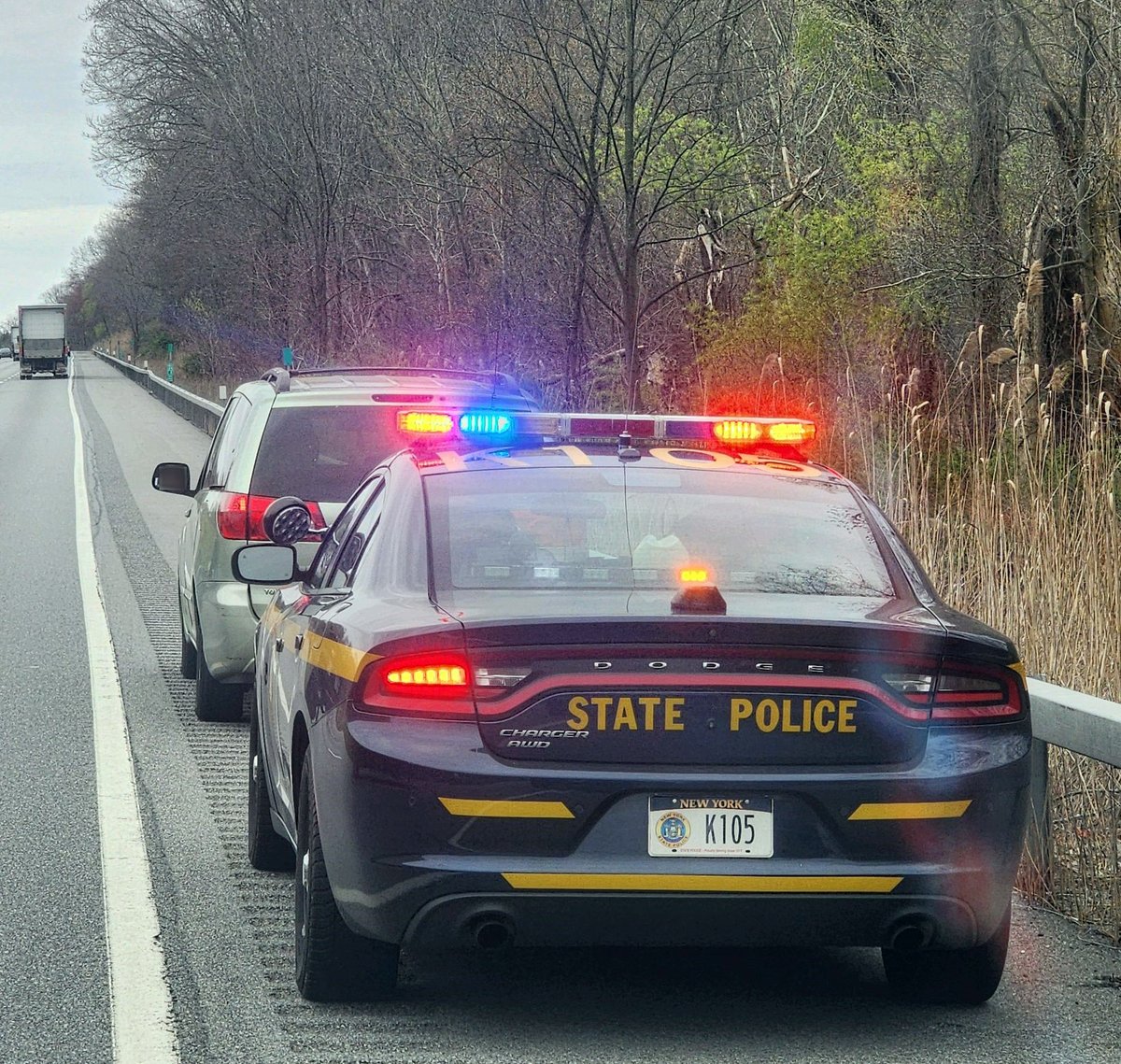 Troopers are in and around work zones helping our DOT workers during National Work Zone Awareness Week. Please slow down, obey all traffic control, and do your part to make sure everyone gets home safe. nwzaw.org