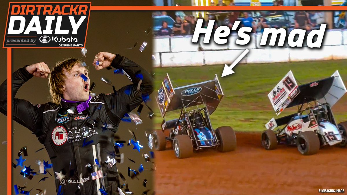 This High Limit version of Jacob Allen isn't taking any crap! Plus Corey Day wins again, Ikenberry 25 will have a new driver, and I wonder if Anthony Macri should follow High Limit. Watch/listen. 📺 youtu.be/MaL1VCnDaOM?si… 🎧 open.spotify.com/show/5IxeJ7PpC… 📰 dirtrackr.com/daily/1058