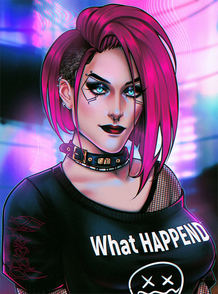 art with gorgeous V~ #Cyberpunk2077 #cyberpunk