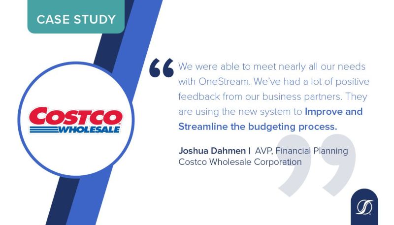 The @realcostcousa team has created intuitive dashboards in OneStream that provide warehouse managers with clear visibility into key metrics and #business trends. Learn the story behind Costco's move to OneStream #Software by reading on! hubs.ly/Q02spfHY0