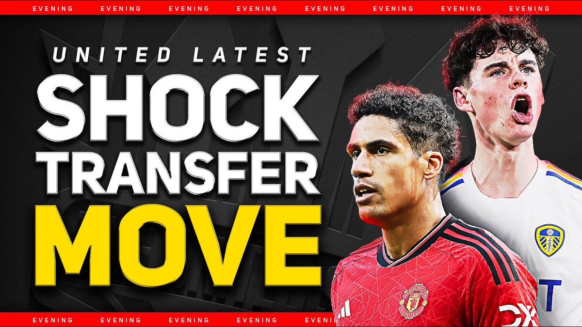 United let Varane go to Rivals? INEOS Want Young Superstars! We're LIVE buff.ly/4cUQIPH #mufc