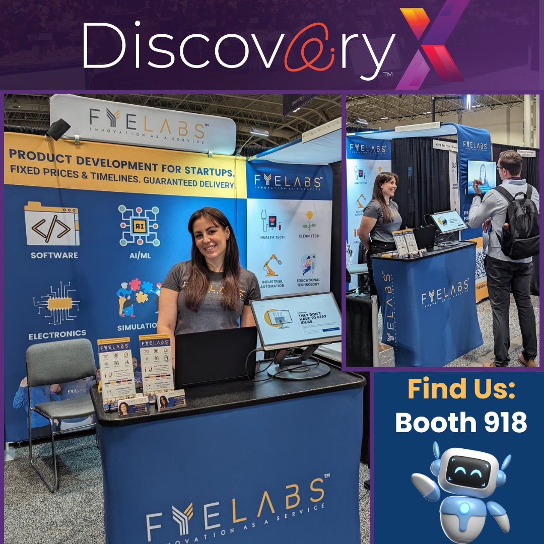 🔎Find us at @OCInnovation #DiscoveryX in Toronto at the Enercare Centre, Exhibition Place (April 17-18) Go to ‘Booth 918’🚀Let’s share the latest #innovations, the power of #newtech #startup growth & watch customer feature videos showcasing world-changing products in action.🎬🍿