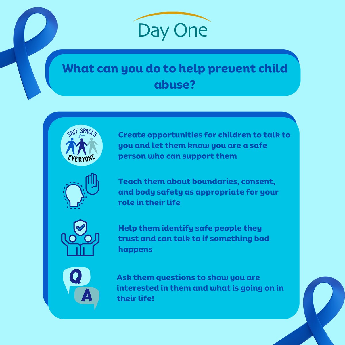 Helping to prevent child abuse may sound like a big task, but there are simple things you can do to help make the children in your life safer. You can…