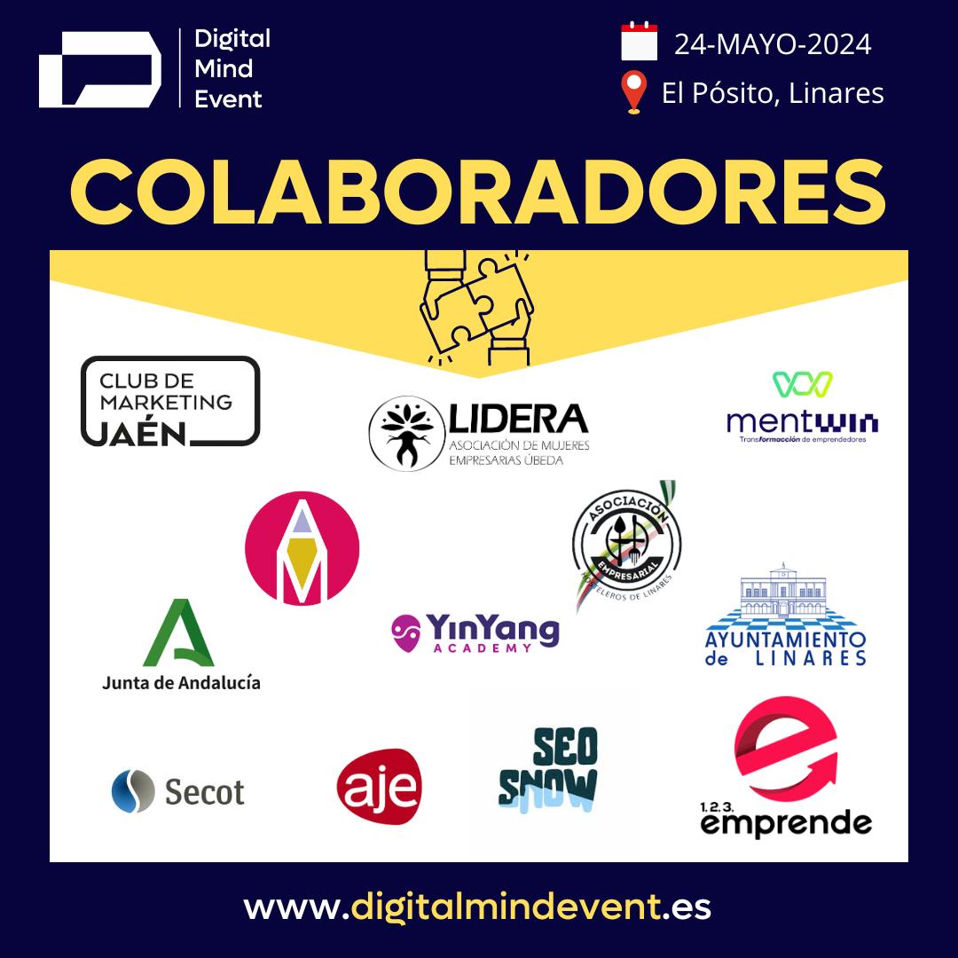 DigitalMindEven's tweet photo. 🌟 Nos enorgullece presentar a los colaboradores que hacen posible el Digital Mind Event 2024 🌟
Cada logo que ves aquí representa un equipo, una visión y un compromiso compartido hacia la innovación y el emprendimiento.
#dme2024 #digitalmindevent #networking #seo #linares https://t.co/MUuR0QN4sF
