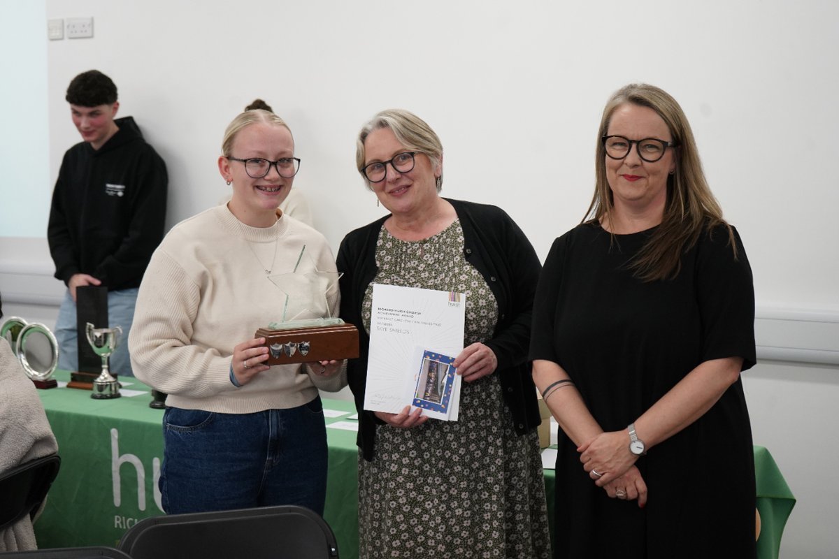 Last week we had the pleasure of attending the @richuish annual Prizegiving Ceremony, celebrating the class of 2023 🎓 Jess Henry, our Head of L&D presented Skye Shields with the Somerset Care Award, which recognises her great care values in her studies and placement 👏🏆