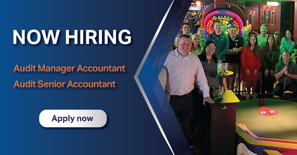 Ready to dive into a rewarding career? Join our audit team and make an impact! Discover fulfilling career paths, engaged mentors, and a culture of acceptance at #KraftCPAs. Apply:
Audit Manager Accountant: bit.ly/4aCT6ce
Audit Senior Accountant: bit.ly/3Q4IyKF