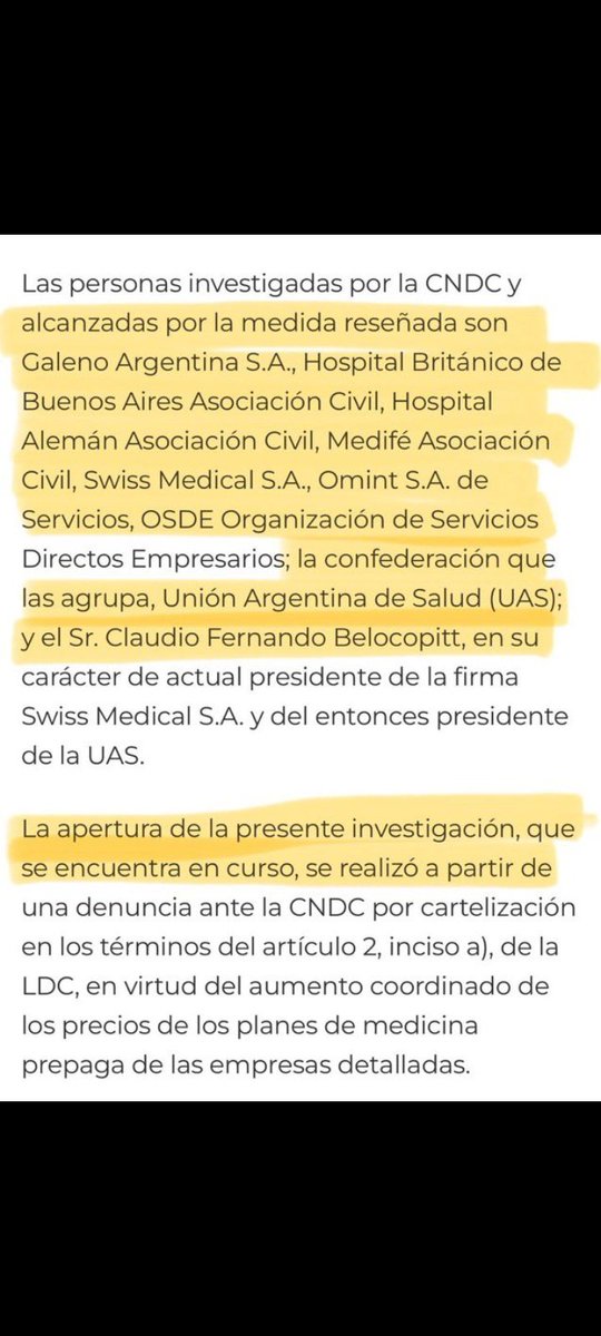 Porqué  Bristol medicine y el Hospital Italiano ,y otras mas!NO está incluido en la cautelar para retrotraer los aumentos DESMEDIDOS que han hecho en los últimos meses