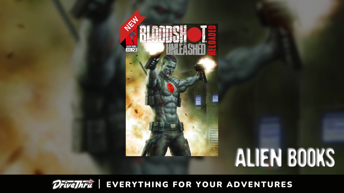 Hold onto your seats for the new heart-pounding, pulse-racing chapter of Bloodshot Unleashed! Bloodshot Unleashed: Reloaded #2 (of 4) is available now from @alien_books & @ValiantComics Get it here: tinyurl.com/muzdrb8c #comics #NCBD #comicbooks
